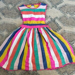 Boden Striped Pinafore Dress